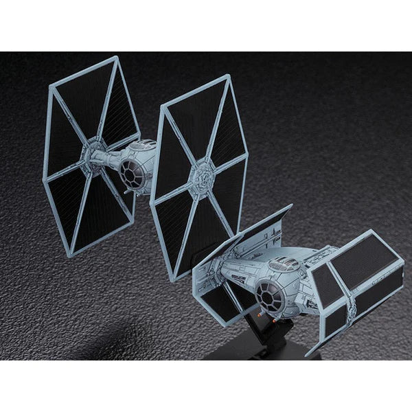 Bandai Star Wars STAR WARS VEHICLE MODEL 007 TIE ADVANCED x 1 & FIGHTER SET - Image 4