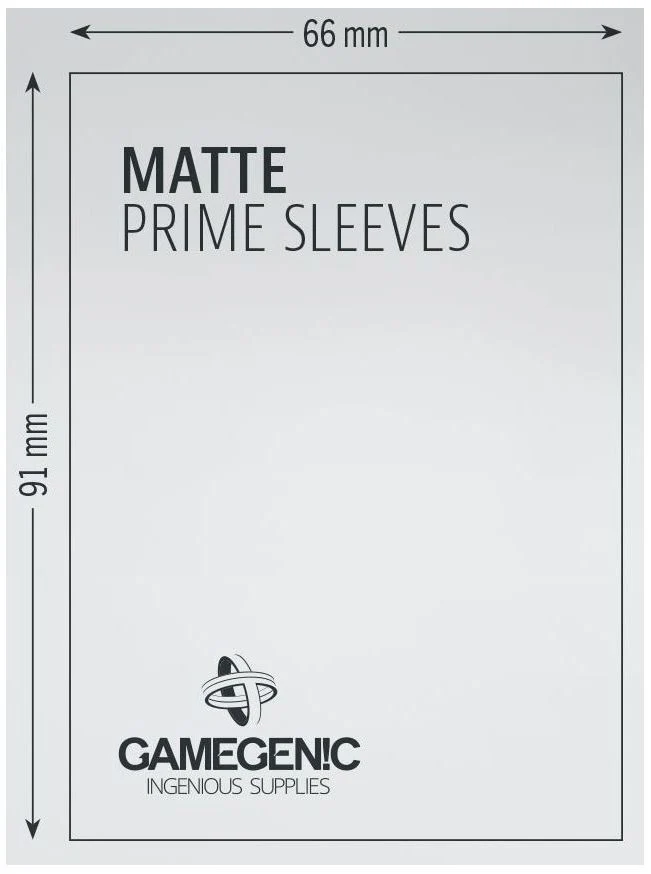 Gamegenic Matte Prime Card Sleeves Pink (66mm x 91mm) (100 Sleeves Per Pack) - Image 3
